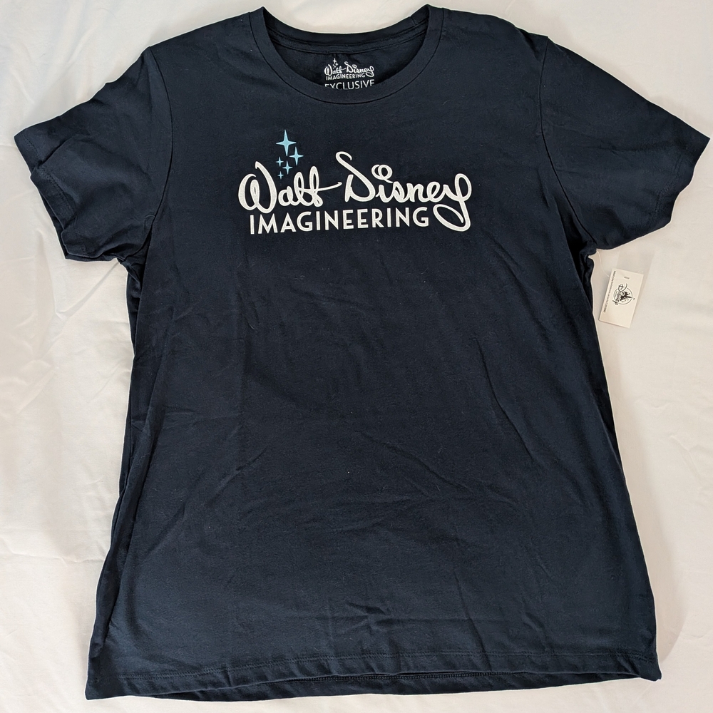 Walt Disney Imagineering Navy Blue Women's Short Sleeve Tee NWT